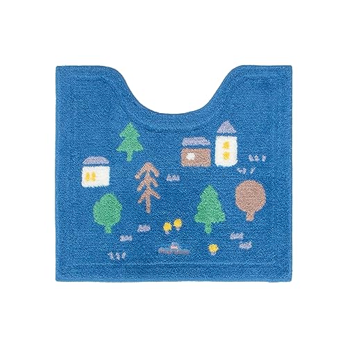 サイズ：約55cm×60cm（首下 約43cm） マットの高さ 約12mm 素材：アクリル100％（裏面滑り止め加工） 生産国：中国 重量：365グラム