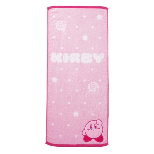 Face Towel - 丸眞 フェイスタオル 任天堂 星のカービィ コズミックピンク 綿100％ キャラクター 抗菌 防臭 4585014900
