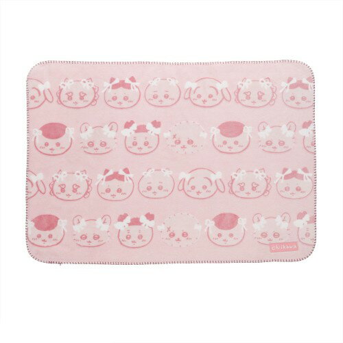 乐天商城 - 丸眞 ひざ掛け ちいかわリボンリボン/ピンク H70×W100cm ブランケット ポリエステル かわいい ふわふわ おしゃれ 防寒グッズ 省エネ 0776018600