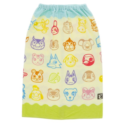 Rakuten - 丸眞 80cm丈 巻きタオル 任天堂 どうぶつの森 住民アイコン 制菌加工 紫外線遮蔽加工 男の子 女の子 4525004100