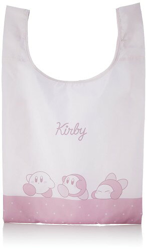 Handbag Type - 丸眞 エコバッグ 星のカービィ てくてくカービィ H63.5xW40xD20cm (収納時:12×12cm)再生ポリエステル使用4585011400