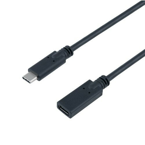 Rakuten - MCO USB 2.0 Type C 延長ケーブル ブラック 0.5m