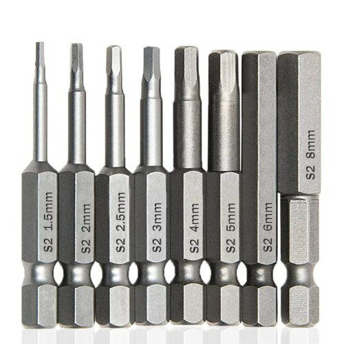 ���ॳ�� ϻ�ѥ����ӥå� ����ѥ��ȥɥ饤�С��ӥå� ��̩�ɥ饤�С� ϻ��? 6.35mm �������� 1.5mm��8mm �ɥ�� �ӥåȹ��� 50mmĹϻ�ѥӥå� 8�ܥ��å�