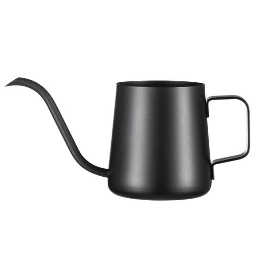 Rakuten - DFsucces じょうろ ジョウロ 350ml ステンレス おしゃれ 室内 園芸用品 ガーデン 水差し ミニ 水さし 観葉植物用 (ブラック)