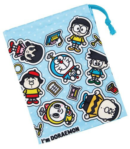 Rakuten - スケーター(Skater) 子供用 コップ袋 巾着 袋 日本製 サンリオ I'm Doraemon ドラえもん POP 男の子 女の子 KB63SN-A