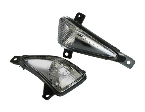 Rakuten - キタコ(KITACO) ウインカーレンズセット(フロント用) スモーク GSR250/GSR250S/GSR250F 左右1セット 807-2800100