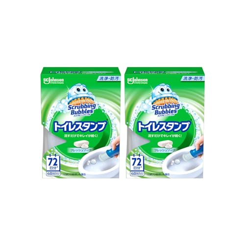 まとめ買い スクラビングバブル トイレスタンプ フレッシュソープ 本体 × 2個 まとめ買い スクラビングバブル トイレスタンプ フレッシュソープ 本体 × 2個