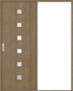 オーダー室内用ハイグレード 片引戸 三方枠付き Vレール (higt-grade-kl-07) 枠外高さ:2150mm〜2440mm以下×枠外幅:1850mm以...