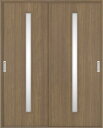 オーダー室内用ハイグレード 引違戸 三方枠付き Vレール (higt-grade-hm-03 )枠外高さ:1850mm~2150mm以下×枠外幅:1850mm以下対応 2枚セット価格 引違い戸 引き戸 間仕切り 思いを形に! スライド式 オーダー 板戸 リフォーム DIY 空間に合わせて製作。