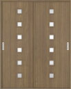 オーダー室内用ハイグレード 引違戸 三方枠付き Vレール (higt-grade-hm-05 )枠外高さ:1850mm~2150mm以下×枠外幅:1850mm以下対応 2枚セット価格 引違い戸 引き戸 間仕切り 思いを形に! スライド式 オーダー 板戸 リフォーム DIY 空間に合わせて製作。