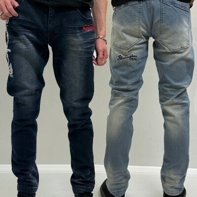 SALEセール!!【NORTON(ノートン)メンズ】ストレッチ インパクト 刺繍 デニムパンツ 251N1801｜FREE-GUY(フリーガイ)アパレル 服 ファッション