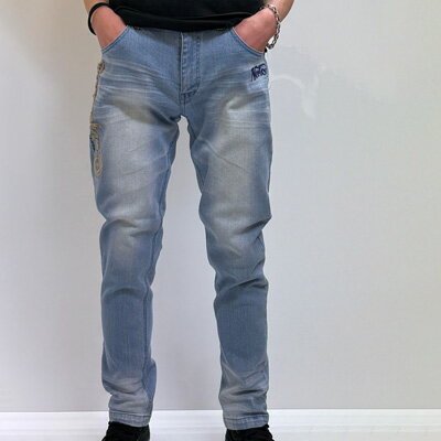 SALEセール!!【NORTON(ノートン)メンズ】ストレッチ インパクト 刺繍 デニムパンツ 251N1801｜FREE-GUY(フリーガイ)アパレル 服 ファッション