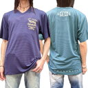 SALE!!セール6490円→4990円【NORTON(ノートン)メンズ】 接触冷感 ジオメトリック ジャカード Vネック T TEE Tシャツ【半袖】222N...