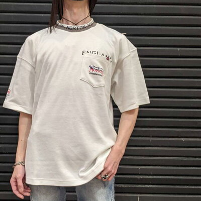 SALE!!セール7990円→5990円【NORTON(ノートン)メンズ】 DRY 衿 ジャカード ロゴ デ...