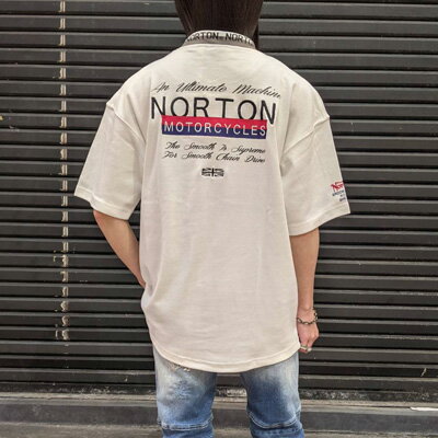 SALE!!セール7990円→5990円【NORTON(ノートン)メンズ】 DRY 衿 ジャカード ロゴ デ...