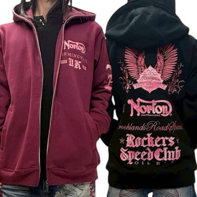 新作!!【NORTON(ノートン)メンズ】 MAX ピンクメタル ZIPパーカー　261N1304｜FREE-GUY(フリーガイ)アパレル 服 ファッション