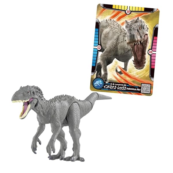 タカラトミー アニア ジュラシック・ワールド インドミナス・レックス (アニアバトルカード付き) 動物 恐竜 おもちゃ 3歳以上