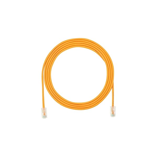 パンドウイット LANケーブル Cat6 極細 プロ仕様 5m オレンジ UTP28SP5MOR