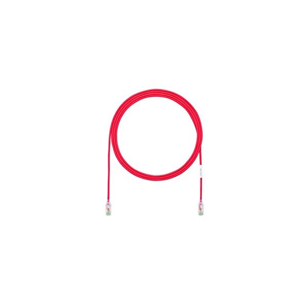 パンドウイット LANケーブル Cat6 極細 プロ仕様 20m 赤 UTP28SP20MRD