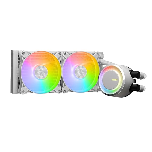 MSI MAG CORELIQUID E240 WHITE 240mmラジエーター搭載 簡易水冷 CPUクーラー MAG CORELIQUID E240 WHITE FN2025