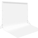 FotoFoto 背景布 白布 3m x 6m 撮影 布 白 厚地 背景 布 白 大きい 透けにくい 白い背景 背景シート 無地 反射面と無反射面があり 白い布...