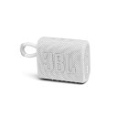 JBL GO3 Bluetoothスピーカー USB C充電/IP67防塵防水/パッシブラジエーター搭載/ポータブル/2020年モデル ホワイト JBLGO3WHT