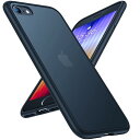 【米軍規格!高耐久性】TORRAS iPhone se se2 se3 8 7 ケース 半透明 耐衝撃 マット感 黄ばみなし レンズ保護 ストラップホール付き iphonese第3世代 ケース iPhone se se2 se3 8 7 ケース 4.(2)