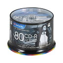 バーベイタムジャパン(Verbatim Japan) 音楽用 CD-R 80分 50枚 ホワイトプリンタブル 48倍速 MUR80FP50SV2