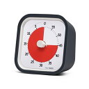 タイムタイマー(TIME TIMER) 勉強タイマー MOD モッド (カバー付き) チャコールグレイ 9cm 60分 学習アラーム 正規品 TTM9-W