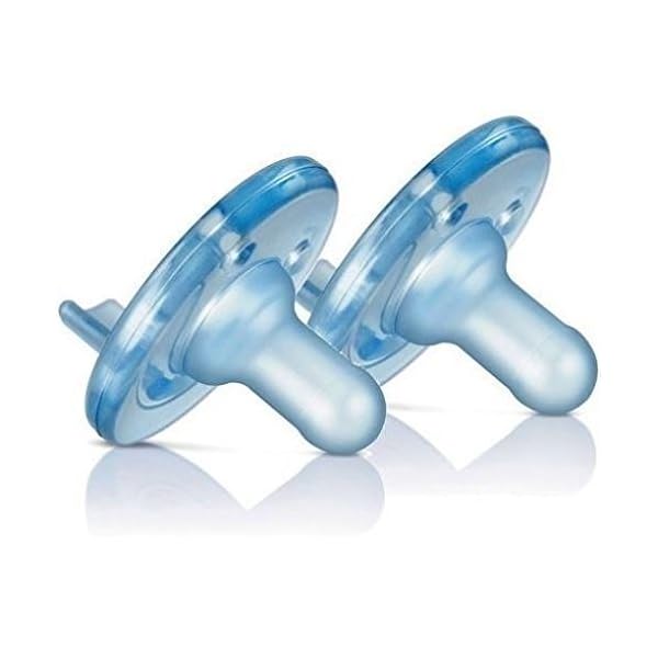 フィリップス Avent Soothie Pacifier おしゃぶり 0-3ヶ月用 2個パック［並行輸入品］ (ブルー)