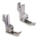 段付き押さえ 左右セット 工業用ミシン 職業用ミシン 1mm 2mm 段付き押え 押え金 (1mm)