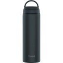 ピーコック魔法瓶工業(The-peacock) ピーコック 水筒 600ml 真空断熱 保温 保冷 取っ手付き 軽い シンプル マグ 洗いやすい ステンレス マグボトル チャコールグレー AKZ-60 HCH(3)