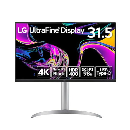 LG モニター ディスプレイ 32UQ850V-W 31.5インチ/IPS Black/4K (3840×2160)/DisplayHDR400/DCI-P3 98%/USB Type-C(USB Power Delivery 最大90W)/Disp LG モニター ディスプレイ 32UQ850V-W 31.5インチ/IPS Black/4K (3840×2160)/DisplayHDR400/DCI-P3 98%/USB Type-C(USB Power Delivery 最大90W)/Disp