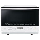 TOSHIBA(東芝) スチーム オーブンレンジ 石窯ドーム ER-YD70(W) ホワイト 26L 250℃ 1段調理 フラットテーブル 電子レンジ microwave 赤外線センサー ノンフライ調理 簡単お手入れ 小型 新生活 一人暮らし 二人暮