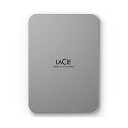 ラシー LaCie 外付けHDD ハードディスク 2TB Mobile Drive Mac/iPad/Windows対応 ムーン・シルバー 3年 STLP2000400(2)