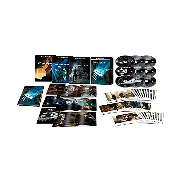 (初回仕様)ダークナイト トリロジー コレクターズBOX (4K ULTRA HD & ブルーレイセット) (9枚組)[4K ULTRA HD + Blu-ra...