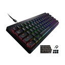 エレコム ゲーミングキーボード V-custom VK300C 有線 RGB テンキーレス 65%サイズ メカニカル ネオクラッチキーキャップ 青軸 クリッキー...