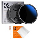 K&F Concept 67mm ND2-ND400 可変NDフィルター 減光量調整 9段階調節可能 レンズキャップ付き 光学ガラス 18層コーティング 薄枠 クリーニングクロス付き 動画撮影に最適(NANO-K シリーズ)