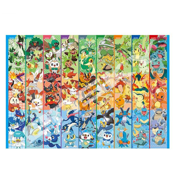 エンスカイ(ENSKY) ポケットモンスター パートナー全員集合! ジグソーパズル 500ピース JIGSAW PUZZLE 500T-L35 51×73.5cm ホワイト 紙 ENS52384