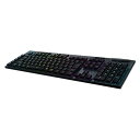 Logicool G ゲーミングキーボード G913-CK クリッキー 青軸 薄型 しっかりとした打鍵感 GLスイッチ 日本語配列 LIGHTSPEED Bluetooth 接続対応 LIGHTSYNC RGB 無線 ゲーミング キーボード メカニカ(2)