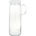 iwaki(イワキ) AGCテクノグラス 耐熱ガラス 麦茶ポット ピッチャー 1リットル 丸型 冷水ポット 冷水筒 ジャグ KT294-W(3)