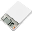 タニタ クッキングスケール ごはんのカロリーも計れる 0.5g単位で2kgまで計れる KJ-215 WH ホワイト キッチン はかり 料理 デジタル