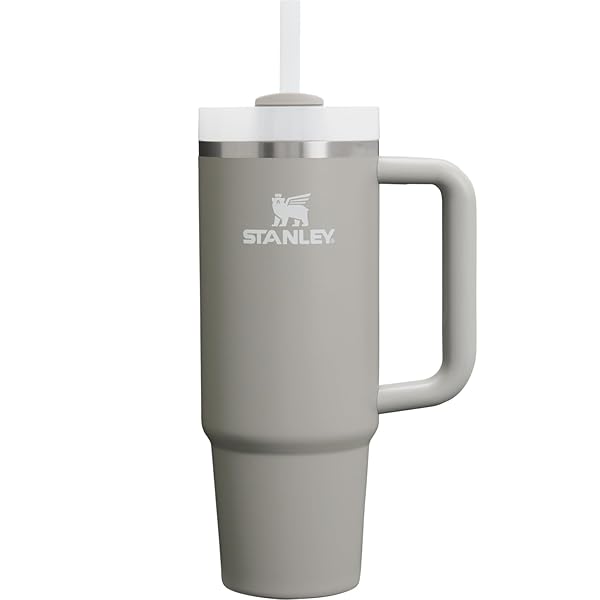 STANLEY(スタンレー) H2.0 真空クエンチャー 0.88L アッシュグレー 保冷 頑丈 ストロー 水筒 夏 アウトドア 食洗機可 (日本正規品)
