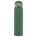 象印 (ZOJIRUSHI) 水筒 ワンタッチ ステンレスマグ シームレス 0.60L カーキ SM-WA60-GD