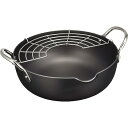 リバーライト 極JAPAN 鉄製 天ぷら鍋 M 2.4L 窒化鉄 窒化加工 IH対応 サビにくい 日本製 J1324