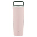 象印マホービン 水筒 ふた付きタンブラー キャリータンブラー 持ち運び可能 シームレスせん ハンドルタイプ 400ml ヴィンテージローズ ふたとパッキンが一体...