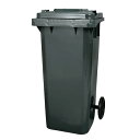 ダルトン(Dulton) プラスチック トラッシュカン 120L グレー ゴミ箱のマスターピース ふた付き 大型 屋外 高さ940mm 幅465mm 奥行560mm PT120GY