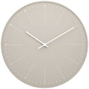 レムノス 掛け時計 アナログ ダンデライオン ベージュ dandelion NL14-11 BG Lemnos 直径290×厚さ40mm