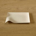 業務用 WASARA (ワサラ) 角皿 中 100枚セット 紙皿 紙の器 和漆器 お花見 使い捨て DM-002S