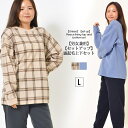 【15日限定 最大15%OFFクーポン】【セットアップ】【男女兼用】 L レディース 部屋着 長そで 裏起毛 ゆったりシルエット 洗濯機洗い可 クルーネック ポ...